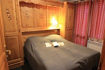 Chalet 6 Les Balcons - 3-kamer apt. + cabine voor max. 6 pers. | BAL625 - slaapkamer met 2-persoonsbed
